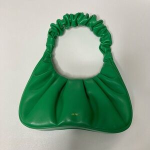 JW PEI Green Ruched Handle Bag